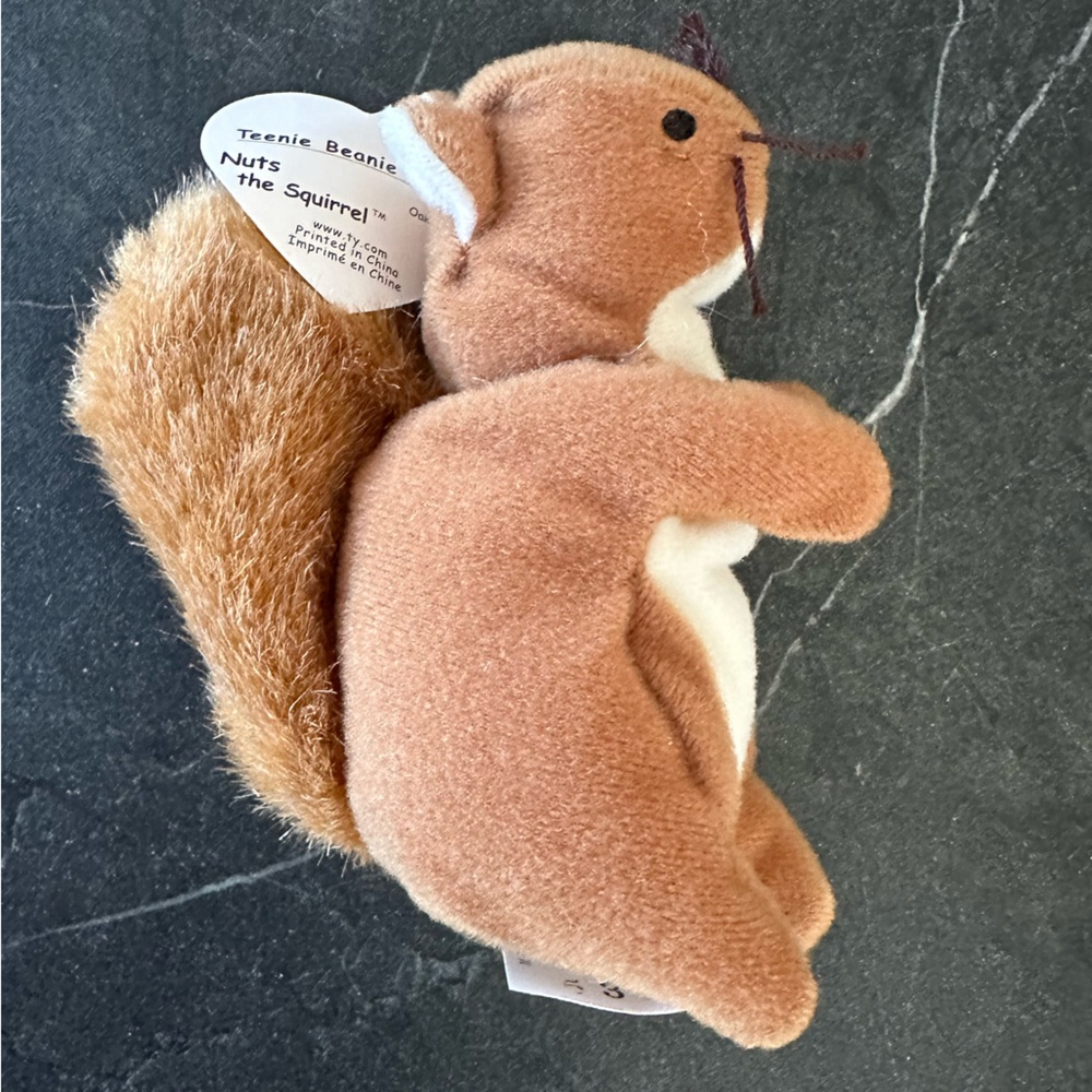 Ty Teenie Beanie Babies - Nuts the Squirrel